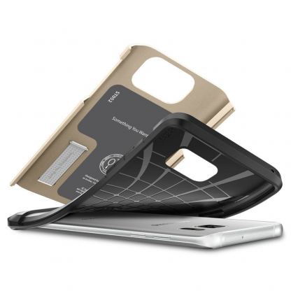 Spigen Tough Armor Case - хибриден кейс с най-висока защита за Samsung Galaxy Note 7 (златист) 6