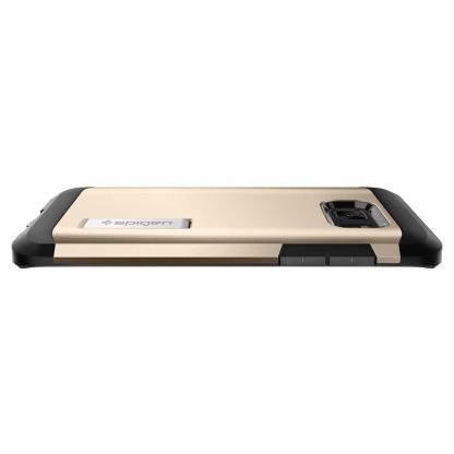 Spigen Tough Armor Case - хибриден кейс с най-висока защита за Samsung Galaxy Note 7 (златист) 5
