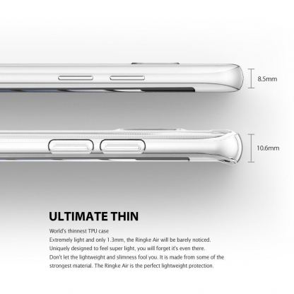 Ringke AIR Case - силиконов кейс за Samsung Galaxy Note 7 (прозрачен) 7