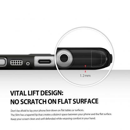 Ringke Slim Case - поликарбонатов кейс за Galaxy Note 7 (коралово синьо) 7