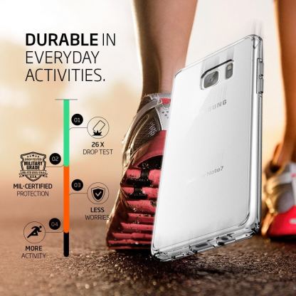 Spigen Ultra Hybrid Case - хибриден кейс с висока степен на защита за Samsung Galaxy Note 7 (прозрачен) 8