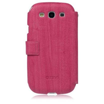  Zenus Masstige Woodlot Block Diary - кожен калъф за Samsung Galaxy S3 i9300 (розов) 4