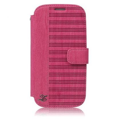  Zenus Masstige Woodlot Block Diary - кожен калъф за Samsung Galaxy S3 i9300 (розов) 3