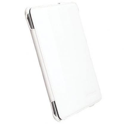 Krusell Donso Case Auto On/Off - кожен кейс и стойка за iPad mini (бял) 3
