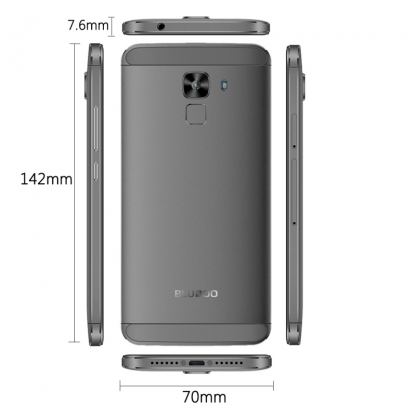 Bluboo Xfire 2, екран 5", смартфон с 2 сим карти (черен) 4
