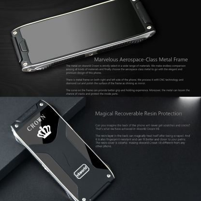 VKWorld Crown V8, ултра тънък телефон 4,9мм, две сим карти 4