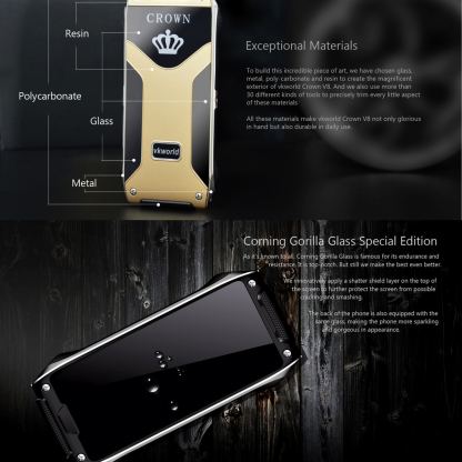 VKWorld Crown V8, ултра тънък телефон 4,9мм, две сим карти 5
