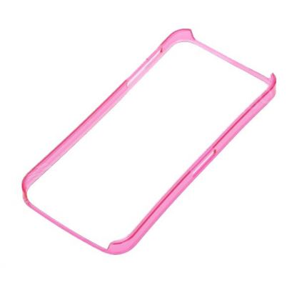 Ultra-Thin ABS Bumper - поликарбонатов бъмпер за iPhone 5 (розов-прозрачен) 4