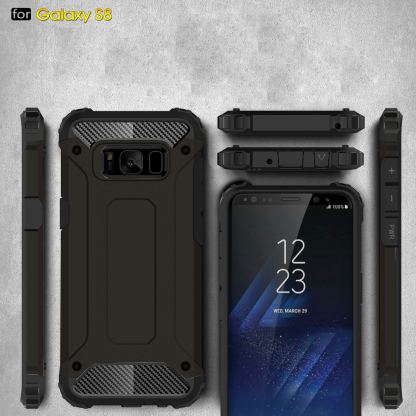 Forcell Tough Armor - удароустойчив кейс за iPhone  7/8 Plus (черен) 4