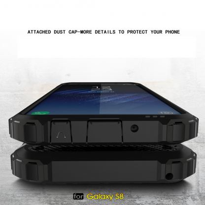 Forcell Tough Armor - удароустойчив кейс за Samsung Galaxy Note 8 (тъмносив) 4
