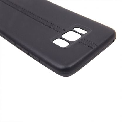 Double Line Силиконов (TPU) калъф за Samsung Galaxy S8 (черен) 7