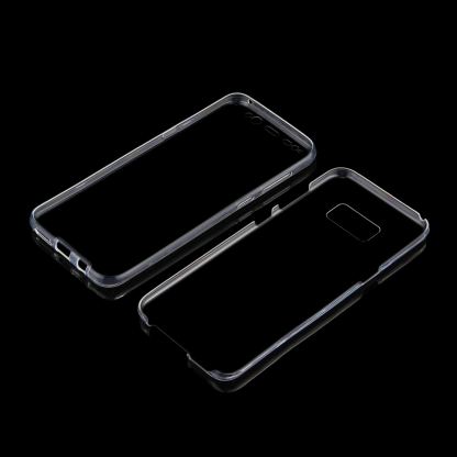 360 Градуса силиконов кейс Forcell от 2 части за екрана и гърба за Samsung Galaxy S8 Plus (прозрачен)  5
