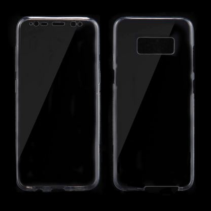 360 Градуса силиконов кейс Forcell Samsung Galaxy  A7 (2017) (прозрачен) 3