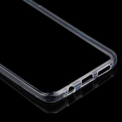 360 Градуса силиконов кейс от 2 части за екрана и гърба за Samsung Galaxy S7 Edge (прозрачен) 5