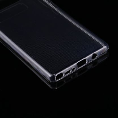Silicone Case - здрав силиконов калъф (2 mm) за Samsung Galaxy S22 Ultra (прозрачен) 4