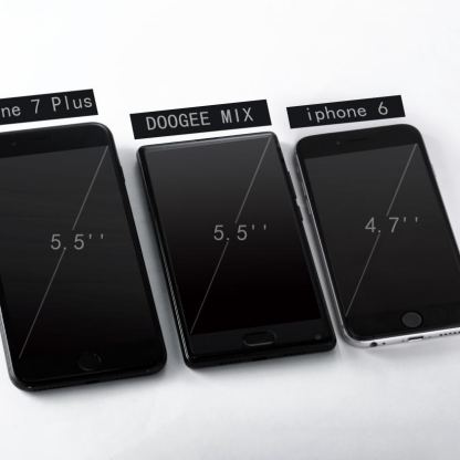 DooGee Mix, Безрамков смартфон, 4GB RAM, 16Mp DUAL CAM, 8-ядрен,цена (черен) 2