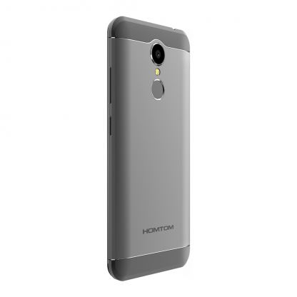 HOMTOM HT37 Pro, 5 инча HD, 3GB RAM, 4-ядрен смартфон с 2 сим карти, Android 7 (Сив) 3