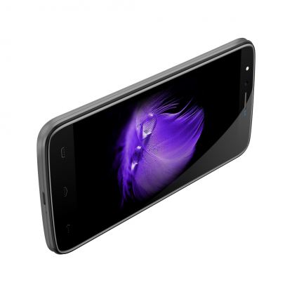 HOMTOM HT50, 5.5 инча HD, 3GB RAM, 5500 mAh батерия, 4-ядрен смартфон с 2 сим карти, Android 7 (черен) 4