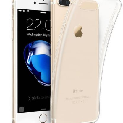 ПРОМО ПАКЕТ: Тънък силиконов калъф 0.3мм + стъклен протектор на iPhone SE 2020, iPhone 7, iPhone 8 2