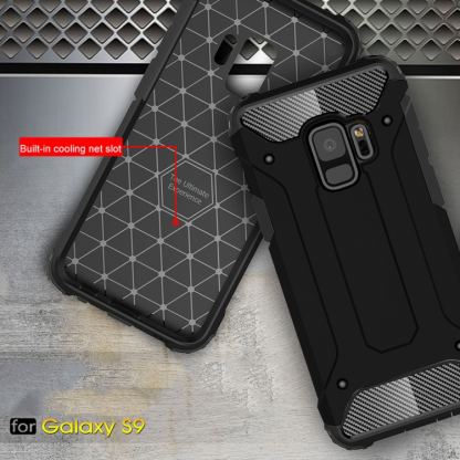 Forcell Tough Armor - удароустойчив кейс за Samsung Galaxy S9 (черен) 7