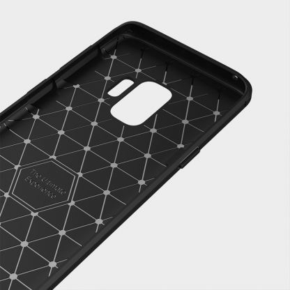 Carbon Texture удароустойчив силиконов кейс за Samsung Galaxy A5 2017 (черен) 5