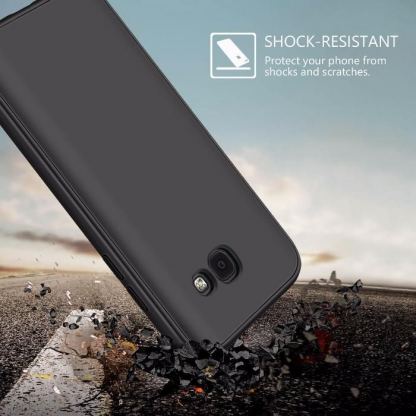 360 Градуса твърд кейс + Стъклен Протектор Samsung Galaxy J3 (2015) (черен) 7