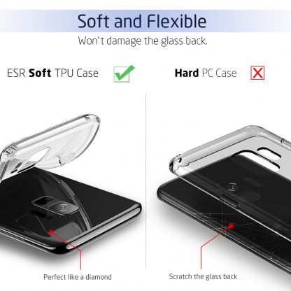 Anti Shock Case - тънък удароустойчив силиконов калъф (0.5 mm) за Samsung Galaxy S8 Plus (прозрачен) 6