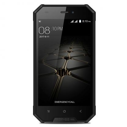Blackview BV4000 Pro, Водоустойчив телефон, Удароустойчив, 4.7 инча 2GB RAM, 8MP камера 4-ядрен с 2 сим карти (черен) 5