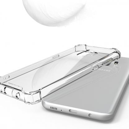 Anti Shock Case - тънък удароустойчив силиконов калъф (0.5 mm) за Samsung Galaxy S8 Plus (прозрачен) 2