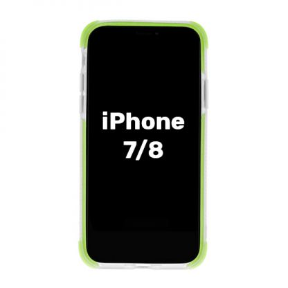 Summer Case Lime - удароустойчив силиконов кейс за iPhone X/Xs (прозрачен) 2