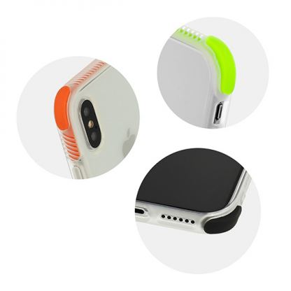 Summer Case Lime - удароустойчив силиконов кейс за iPhone X/Xs (прозрачен) 3