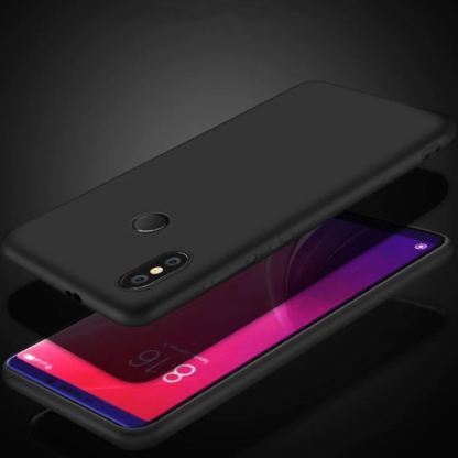 Tънък силиконов (TPU) калъф за Xiaomi PocoPhone F1 (черен мат) 4
