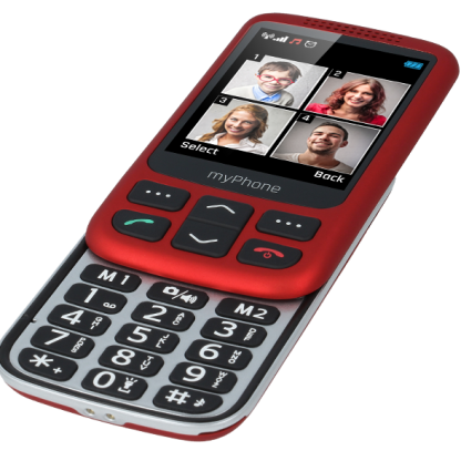 Мобилен Телефон MYPHONE HALO Slide (червен) 3