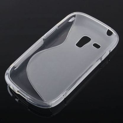 S-Line Cover Case - силиконов калъф за Samsung Galaxy S3 Mini (прозрачен) 3