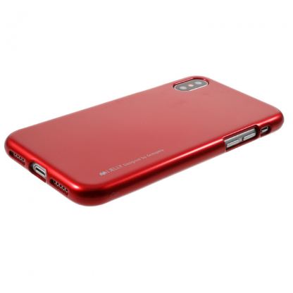Jelly Case - здрав силиконов (TPU) калъф за iPhone X/Xs (червен) 2
