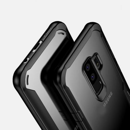 iPaky Survival - удароустойчив кейс за Samsung Galaxy S9 Plus (черен-прозрачен) 4