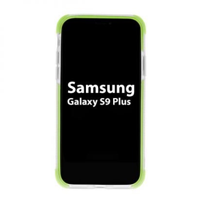 Summer Case Lime - удароустойчив силиконов кейс за Galaxy S9 Plus (прозрачен-лайм) 2