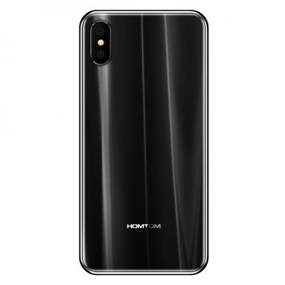 HOMTOM H10, 5.85 инча, 4GB RAM + 64GB памет, 8-ядрен, 3500 mAh батерия, 16MP двойна камера, Dual Sim, Android 8, Цена (черен) 4