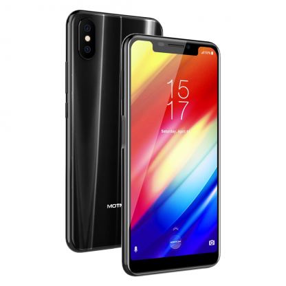 HOMTOM H10, 5.85 инча, 4GB RAM + 64GB памет, 8-ядрен, 3500 mAh батерия, 16MP двойна камера, Dual Sim, Android 8, Цена (черен) 2