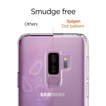 Spigen Liquid Crystal Case - тънък качествен термополиуретанов кейс за Samsung Galaxy S9 Plus (прозрачен) 4
