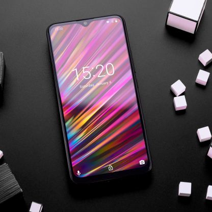 UMIDIGI F1, 6.3 инча, 4GB RAM + 128GB памет, 8-ядрен Helio P60, 5150 mAh батерия, 16Mp Dual Cam, Android 9, Цена (черен) 5