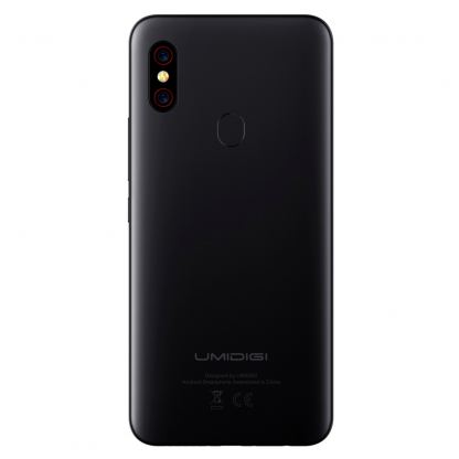 UMIDIGI F1, 6.3 инча, 4GB RAM + 128GB памет, 8-ядрен Helio P60, 5150 mAh батерия, 16Mp Dual Cam, Android 9, Цена (черен) 4