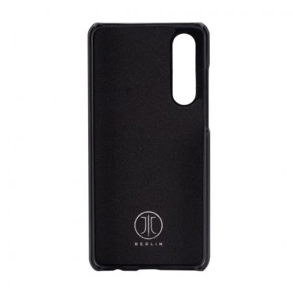 JT Berlin BackCase Kreuzberg - кожен кейс (естествена кожа) за Huawei P30 Lite (черен) 4