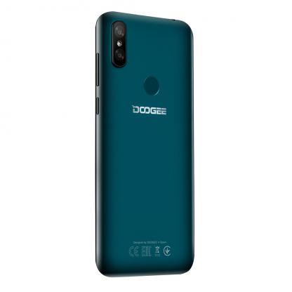 DooGee Y8, 6.1"  безрамков дисплей, 4-ядрен 64Bit смартфон,  двойна камера, 3GB RAM с 2 сим карти (Emerald) 3