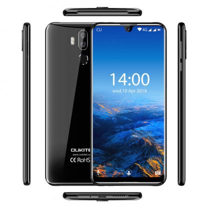 OUKITEL K9, FHD+ 7.12 инча , 4GB+64GB памет, 8-ядрен, 6000 mAh батерия, Dual Sim, Android 7, Цена (черен) 3