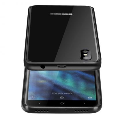 DooGee X50, 5 инча HD, 4-ядрен, Двойна камера 5MP+0.3MP, ниска цена (черен) 5