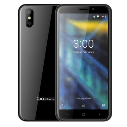 DooGee X50, 5 инча HD, 4-ядрен, Двойна камера 5MP+0.3MP, ниска цена (черен) 2