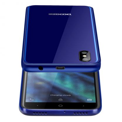 DooGee X50, 5 инча HD, 4-ядрен, Двойна камера 5MP+0.3MP, ниска цена (син) 3
