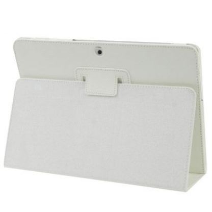 Movie Stand 3 - кожен калъф и поставка за Samsung Galaxy Tab 10.1 (2) (бял) 6