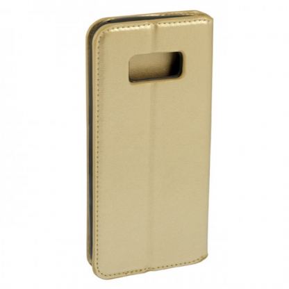BASEUS Design BookCase - хоризонтален кожен  калъф тип портфейл за Samsung Galaxy S8 Plus (gold) 2